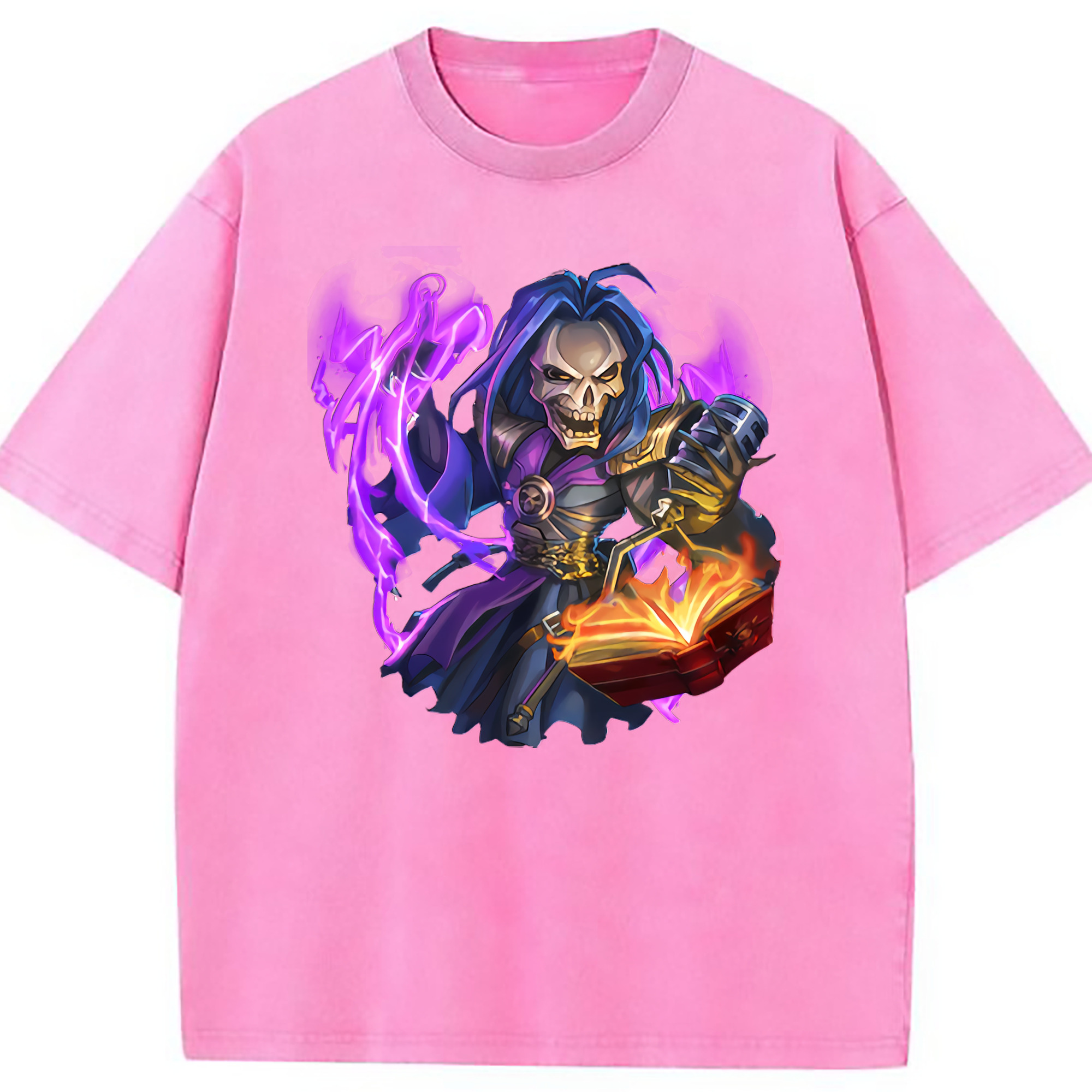 （画像用） リーグ・オブ・レジェンド League of Legends LOL 綿100% ヴィンテージ風 半袖Tシャツ（フロントプリント）